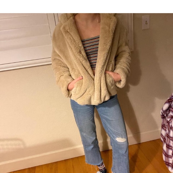 Zara faux fur jacket - Picture 1 of 4